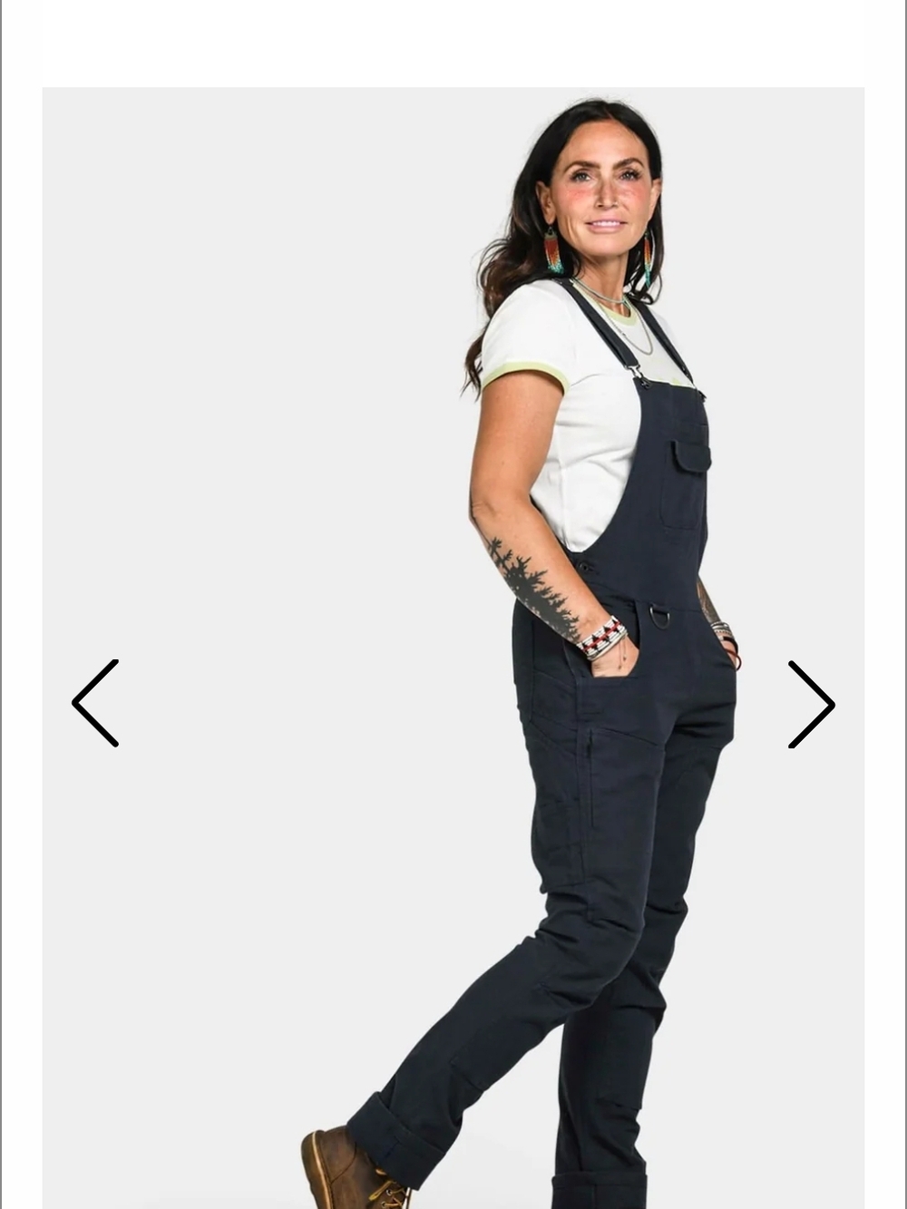 Dovetail Workwear drop seat Navy overalls 4/34 NWT